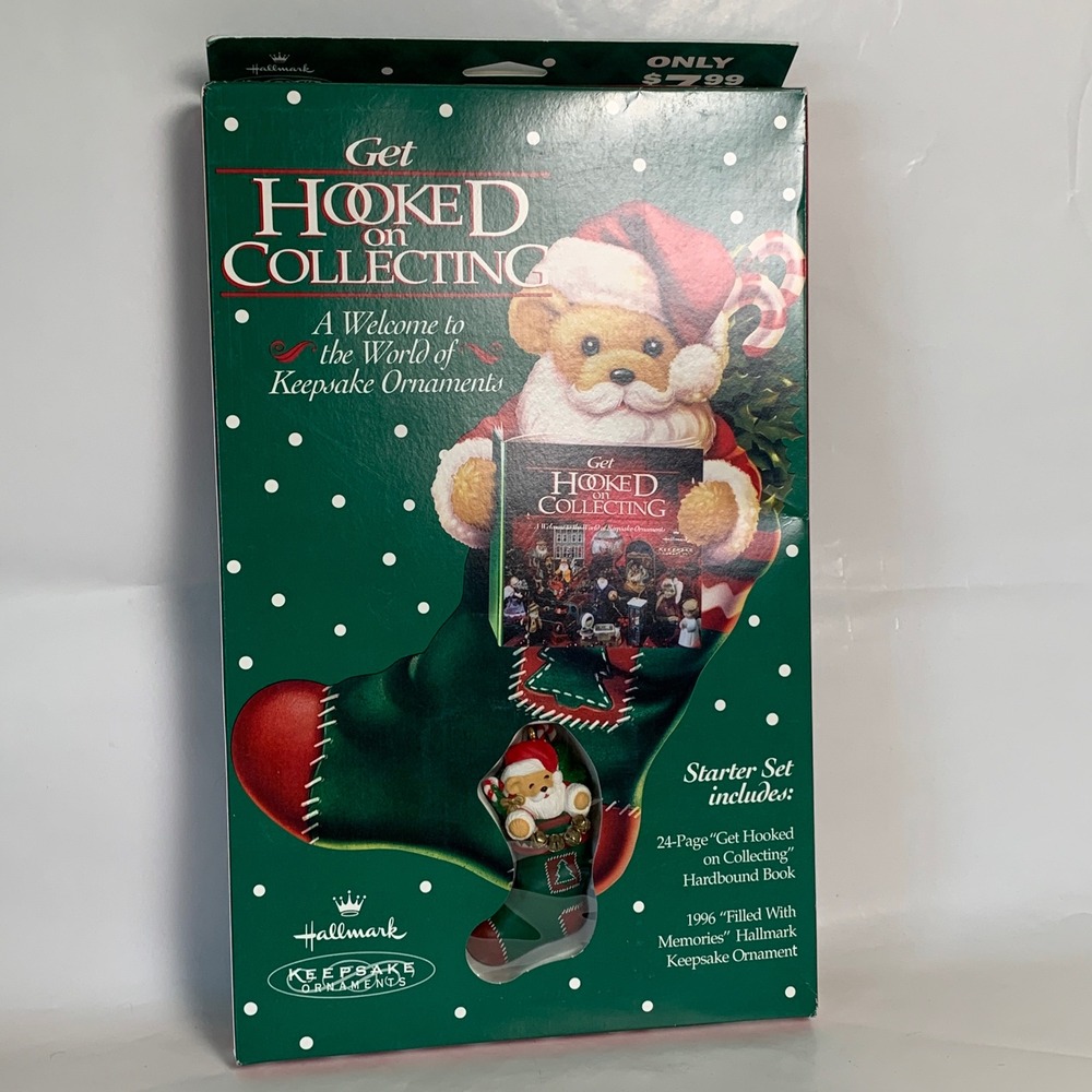 Hallmark Ornament Starter Set 1996 Get Hooked on Collecting Filled With Memories